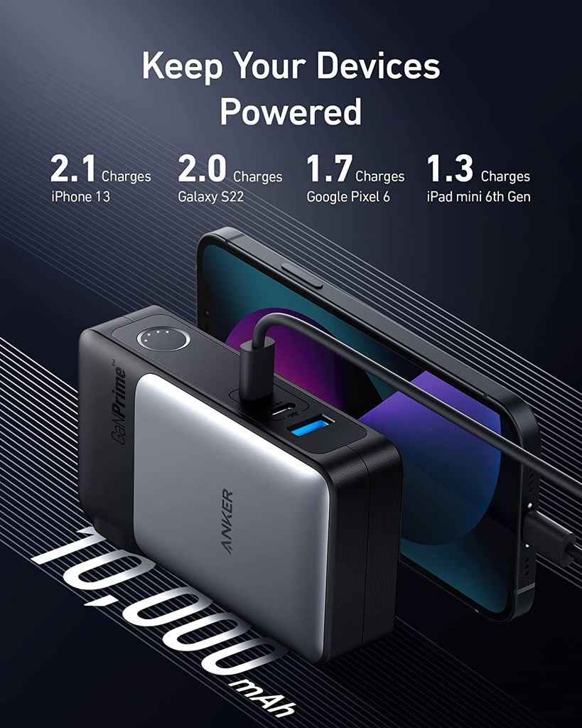 Anker 733 GaNPrime 2-in-1 Power Bank 10000 65W | CAVARATY Anker 733 GaNPrime 2-in-1 Power Bank 10000 65W | CAVARATY
